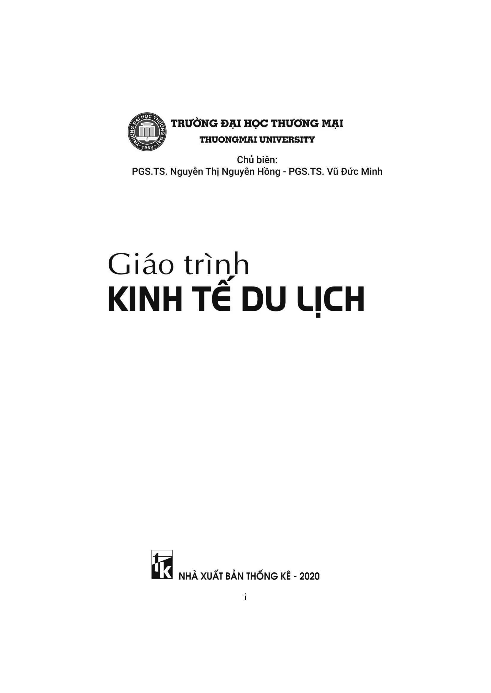 Giáo trình kinh tế du lịch